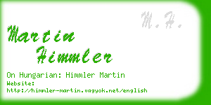 martin himmler business card
